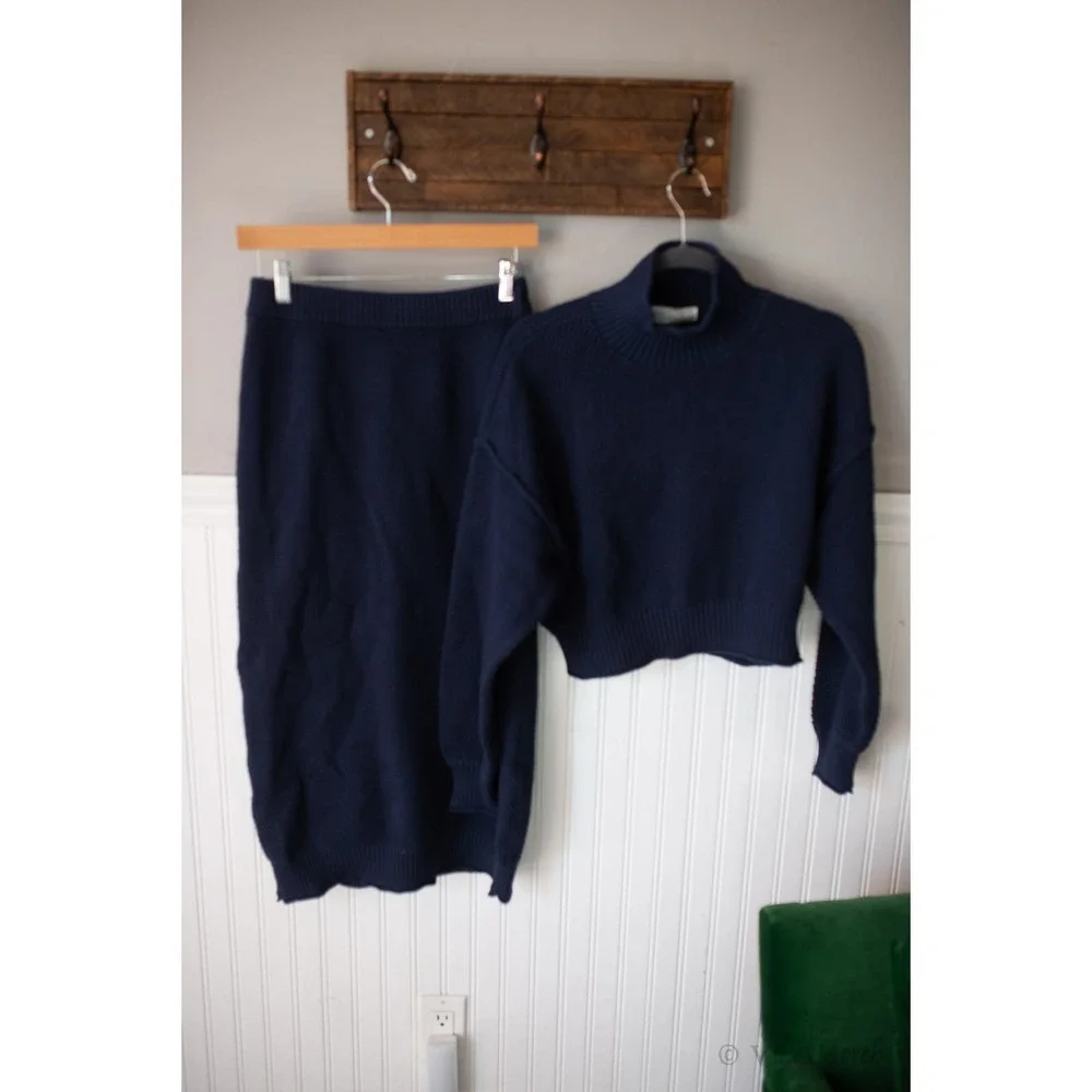 Free People Hailee Sweater Skirt Set XS NEW_2